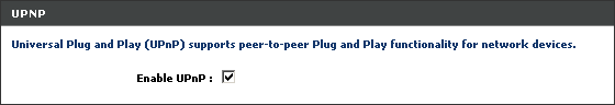 ������� ��������� UPnP